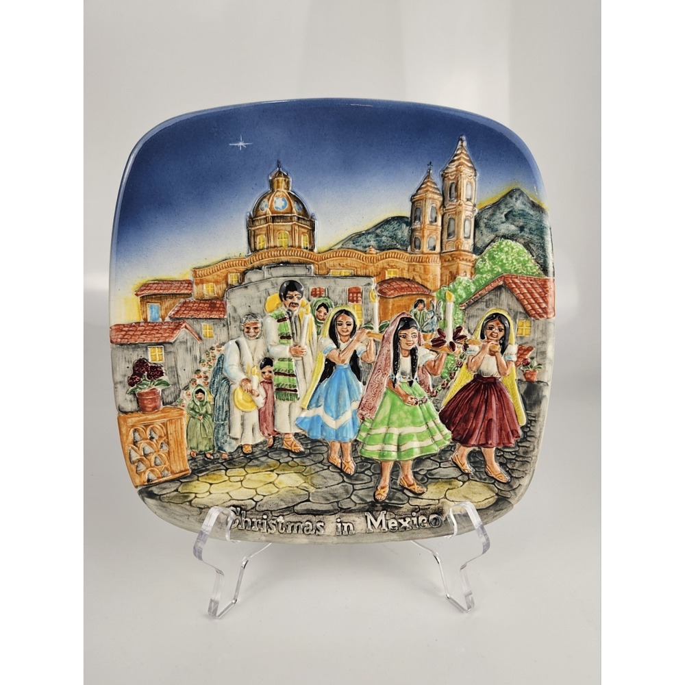 Royal Doulton Mexico Christmas Around‎ The World John Beswick Limited Plate